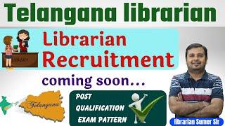 New librarian vacancy 2024  Telangana Librarian   Librarian  recruitmant  Post