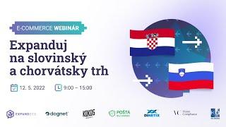 E-commerce Webinar Expanduj na slovinský a chorvátsky trh