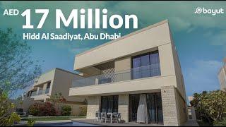 AED 17M 5-Bedroom Villa For Sale In Saadiyat Island Abu Dhabi