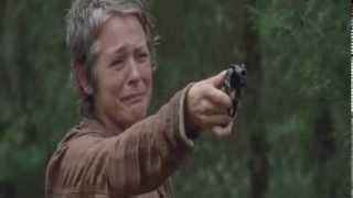 The Walking Dead Scene - Just look at the flowers Lizzie