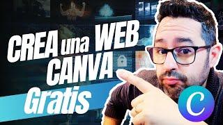 CREA UNA WEB GRATIS con CANVA y PUBLÍCALA - Rápido y Sencillo - Tutorial completo