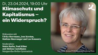 Klimaschutz und Kapitalismus – ein Widerspruch? 2024