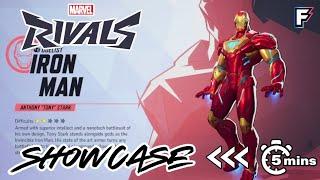 MARVEL RIVALS CLOSED ALPHA EXCLUSIVE CHARACTER SHOWCASE IRON MAN