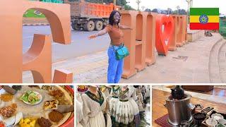 Addis Ababa Ethiopia   Vlog 2024  Week 1  Tasting Injera Coffee Shiro Meda Unity Park