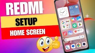 best home screen setup for miui 14  home screen setup in redmiXiaomi  customised apps icon