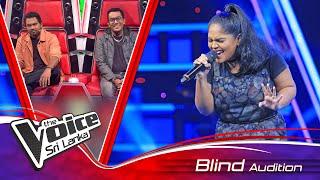 Iny Peiris  The Way You Make Me Feel  Blind Auditions  The Voice Sri Lanka