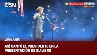 JAVIER MILEI CANTÓ PANIC SHOW en el LUNA PARK