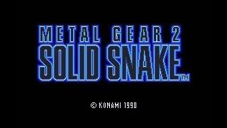 Metal Gear 2 Solid Snake - Intro MSX2 HD