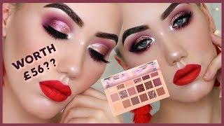 OMG HUDA BEAUTY NEW NUDE PALETTE REVIEW SWATCHES + DEMO  MAKEMEUPMISSA