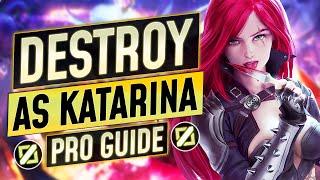 The FULL GUIDE to KATARINA - Tricks Combos Matchups Laning and Tips - LoL Guide