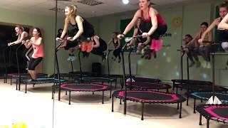 Jumping Fitness HONK  Фитнес на батуте прыгаем и худеем