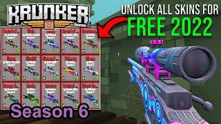 How to get Krunker Season 6 Skins for FREE WORKING