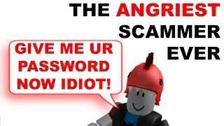 Trolling the Angriest Robux Scammer Ever ft. ROBLOXMuff Roblox