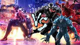 VENOM Spider-Man 2 vs VENOM CARNAGE & RIOT - Epic Supercut Battle