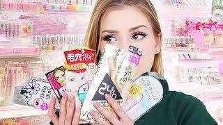 Full Face Japanese Drugstore Makeup + shopping in Japan