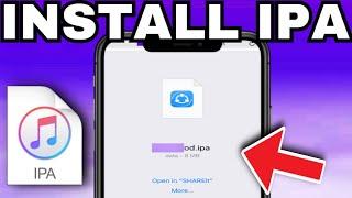 How To download And Install IPA File on IPhone IOS 2024