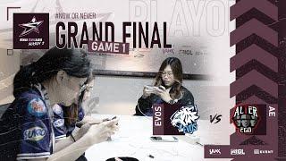 EVOS LYNX VS ALTER EGO NYX  GAME 1 GRAND FINAL WOMAN STAR LEAGUE S2 PLAYOFF