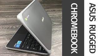 ASUS C202SA 11.6 Rugged Chromebook - Intel Celeron N306016GB HDD2GB RAMChrome OS UNBOXING