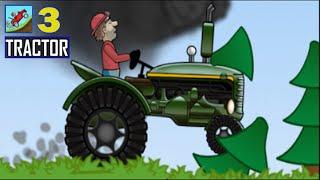 Hill Climb Racing - Gameplay Walkthrough - Part 3 Tractor Unlock Full upgraded