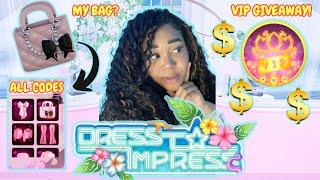 ALL DRESS TO IMPRESS CODES + FREE VIP GIVEAWAY  Dress To Impress Roblox