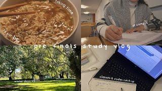 study vlog️ winter semester classes