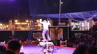 Americas Got Talent finalist Free Laddermans Uzeyer Novruzov show @ Circus Circus Las Vegas NV