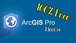 ArcGIS pro license for free 100% Legal