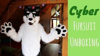 Fursuit unboxing - Cyber