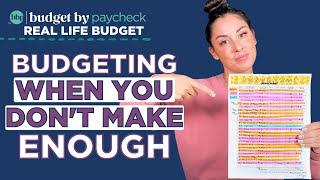 BBP REAL LIFE BUDGET  Budgeting When You Dont Make Enough