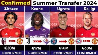  ALL CONFIRMED TRANSFER SUMMER 2024 ⏳️Ugrate to United  Zirkzee to United  De Ligt to United