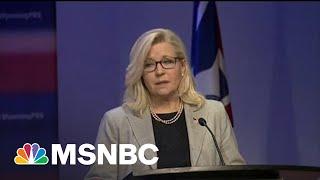 Rep. Liz Cheney Defends Jan. 6 Committee Work During Primary Debate