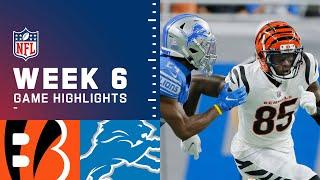 Bengals vs. Lions Week 6 Highlights  NFL 2021