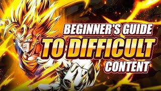 THE DOKKAN BEGINNER GUIDE TO *DIFFCULT* CONTENT HOW TO BEAT RED ZONES AND MORE  DBZ Dokkan Battle