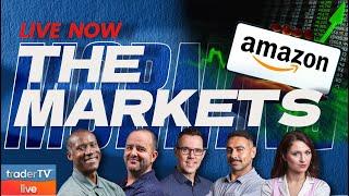 AMAZON Surges 7% APPLE Takes A Hit NFP Data @ 830 ET  November 1 MORNING Live Trading