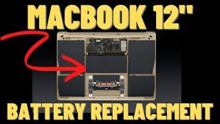 MacBook 12 Inch Battery Replacement - Early 2015 A1534 Core M - KYUER battery replacement