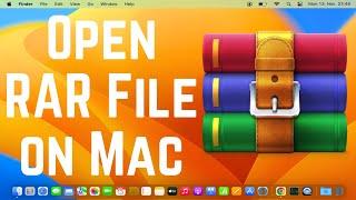 How to Open RAR File on Mac  How to Extract RAR Files on macOS 2024