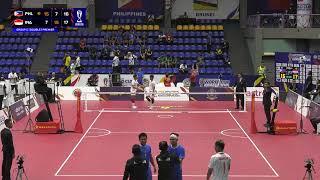 Philippines vs Indonesia - Group C - Double - Premier -  ISTAF Sepaktakraw World Cup Kuala Lumpur…