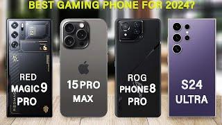 S24 Ultra Vs ROG Phone 8 Pro Vs iPhone 15 Pro Max Vs Red Magic 9 Pro  Best gaming phone 2024?