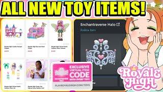 ALL NEW EXCLUSIVE TOY CODE ITEMS REVEALED New Items In Royale High  Roblox