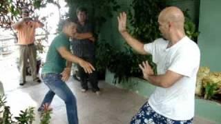 Sparring Wing Chun vs Pencak Silat