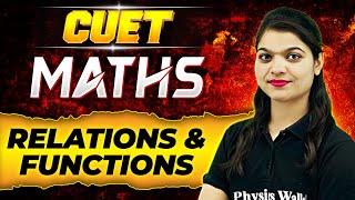 CUET 2024 Maths Maha-Revision   Relations & Functions  CUET Preparation 2024