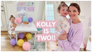 KOLLYNS 2ND BIRTHDAY + PARTY PREP DAY IN THE LIFE VLOG