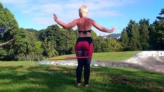 Do You Think About Me - Sexy Hula Hoop Dance In The Park By Joy Donaldson