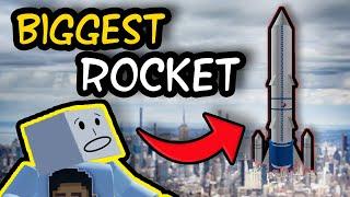 I Built The BIGGEST Rocket in Roblox Blast Off Simulator