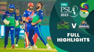 Full Highlights  Multan Sultans vs Karachi Kings  Match 11  HBL PSL 8  MI2T