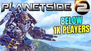 Planetside 2 is below 1k Players on Average