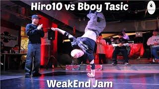 Hiro10 GSB vs. Bboy Tasic Slovenia Olympic breaking team. Battle of the Night. WeakEnd Jam