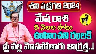 శని వక్రగతి 2024  Mesha Rasi Phalalu 2024 Telugu  Mesha Rasi Phalalu June 2024  Aries Horoscope