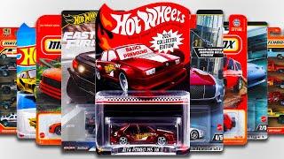 Showcase - Hot Wheels Fast & Furious Mix 4 Mail in Matchbox Basics 5 Packs Action Drivers Set.