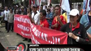 Demo Tuntut Kasus Penganiayaan Sopir Taksi Oleh Oknum Marinir Di Bandara - iNews Petang 1908